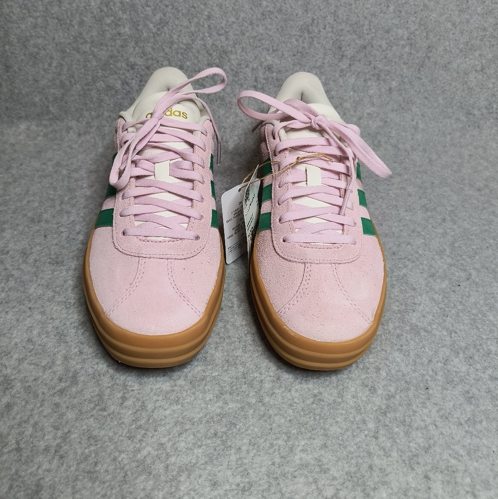 Adidas VL Court Bold Womens Pink Green Gum Platform Sneakers JP6916 Size 7 NWB - Picture 2 of 9